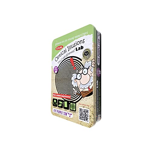 The Purple Cow Crazy Scientist Optical Illusions - Science Kits for Young Researchers. for Learning & Education - STEM Educational Games for Kids, Boys & Girls, with Instructions - style: Optical Illusions