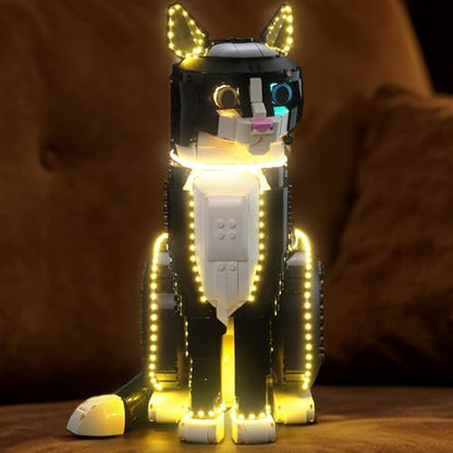 LED Lighting Compatible with Lego Tuxedo Cat 21349, Light Kit Compatible with Lego 21349, Giving Light to Model, NOT Included The Model Set(Classic Edition)