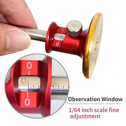 YOSELIN Wheel Marking Gauge Reader Window 8 Inch - color: Red