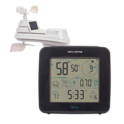 AcuRite Iris (01122M) Weather Station with Wireless Mini Display - color: Monochrome Screen