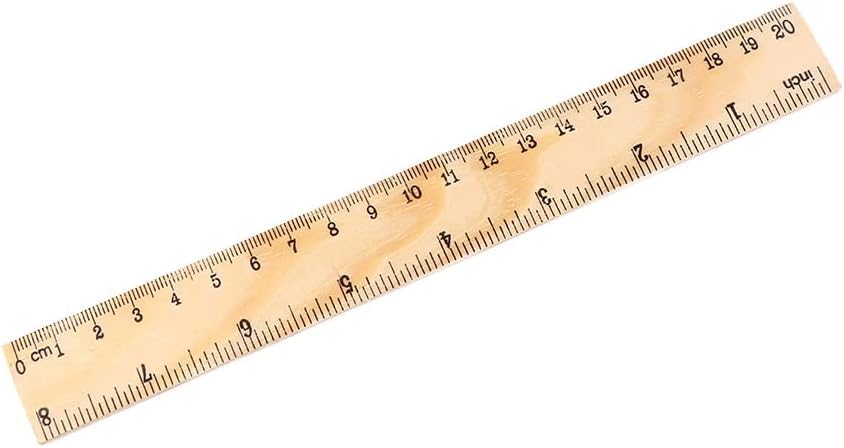 1Pc Wooden Rulers Measuring Tool School Supplies Straight Rulers Teacher Stationery 20cm Children Drawing Rulers Drafting Tools and Drafting Kits