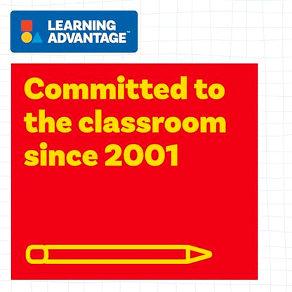LEARNING ADVANTAGE Giant Magnetic Foam Ten Frames with 20 Disks