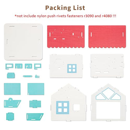 ELECFREAKS Smart Home Material Pack for Elecfreaks Sensors/Breakout Board/Servo (Not Include Sensors and microbit)