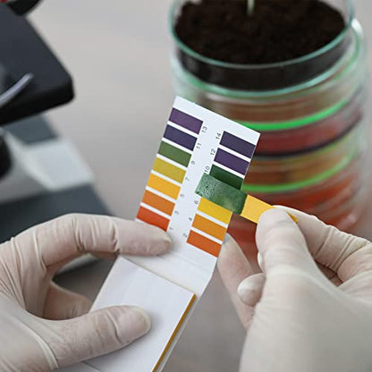 PATIKIL PH Test Strips 6.9-8.4, 4 Pack 320 Indicator Papers Litmus Tester for Water Food Soil Alkaline Acid Testing - style: PH 6.9-8.4