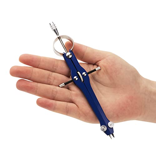 Mr. Pen- Professional Compass for Geometry, Extra Lead - color: Blue