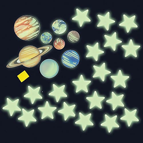 4M Glow Planets & Nova Stars - Astronomy Space Stem Toys Gift Room Décor, For Boys & Girls Ages 3+