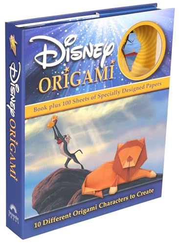 Disney Origami - Craft Gift for Disney Fans - Origami Kit for Teens and Adults, 100 Origami Sheets, Officially Licensed (Origami Books)