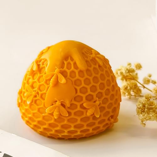 Honeycomb Silicone Cylinder Mold for Resin Casting & Candle Making - color: jh-honeycomb-5172