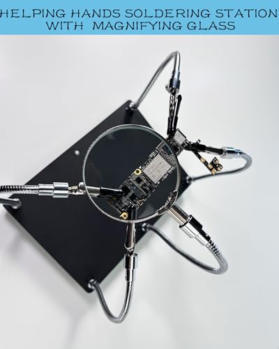 Kaisiking Helping Hands Soldering Station with Magnifying Glass