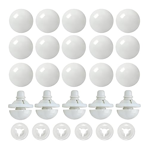 BESTCYC 1Box(50pcs) 20mm Safety Eyes Craft Eyes for Crocheting Amigurumi - size: 20mm(50pcs)