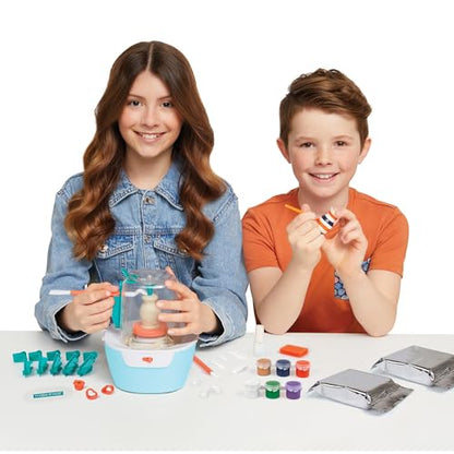 Make It Real: Mini Pottery Studio Deluxe Set - DIY All-in-1 Sculpting Craft Kit, All Skill Levels, Miniature Clay Projects, Kids Girls & Tweens Age 8+ - style: Deluxe