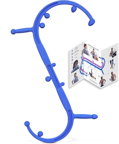 Body Back Buddy Elite Back Massager & Neck Massager for Pain Relief, Blue - color: Blue, size: Elite