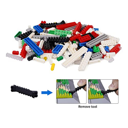 Micro Mini Blocks, Football Stadium Series Model Mini Building Blocks Architecture Model Building kit (Camp NOU) - color: Football Stadium Model