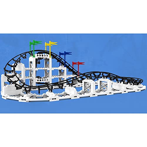CDX Blocks: Little Dipper - 324 Pcs, Building Brick Set, Gravity Powered Roller Coaster Model, Promotes STEM Learning - style: Little Dipper