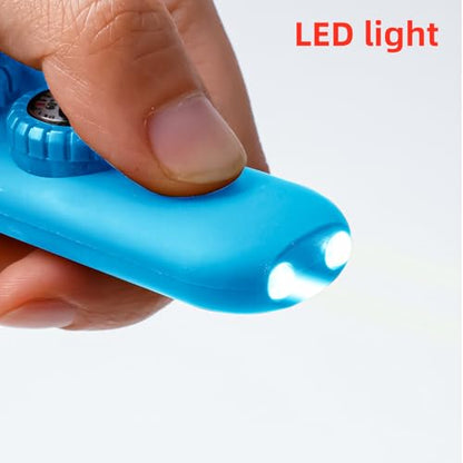Emergency Survival Safety Whistle，Whistle for Kids with Lanyard,Compass,Thermometer,Ideal for Kayaking, Boating, Hiking, Camping, Climbing - color: Blue Whistle