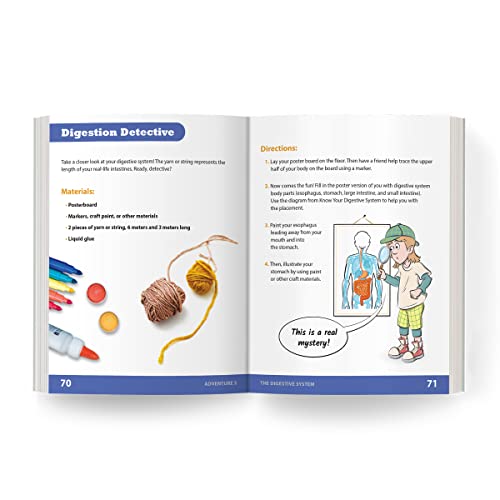 Know Yourself - The Digestive System: Adventure 5, Human Anatomy for Kids, Best Interactive Activity Workbook to Teach How Your Body Works, STEM & STEAM, Ages 8-12