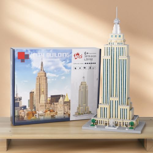 3819PCS New york Empire State Micro Mini Building Blocks toys Sets - color: Tower