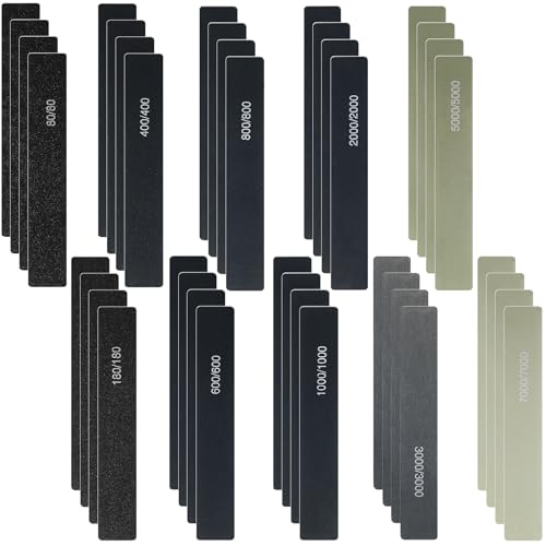 Honoson 40 Pcs Sanding Sticks Sandpaper for Modeling, Mold - style: Mold