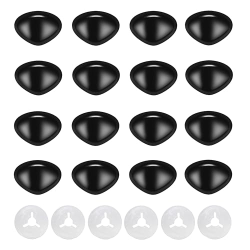 Thalinfayi 15 * 20mm Safety Nose Triangle Black Craft Nose for Crocheting - color: Black, size: 15*20mm
