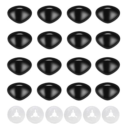 Thalinfayi 15 * 20mm Safety Nose Triangle Black Craft Nose for Crocheting - color: Black, size: 15*20mm