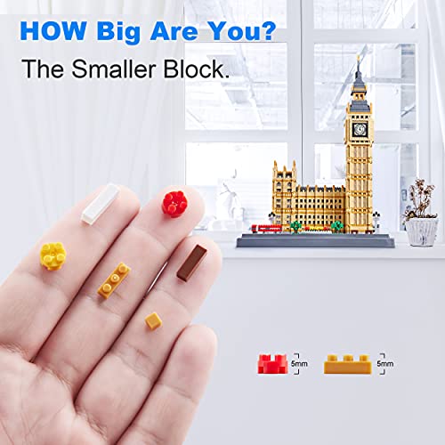Big Ben Building Block Set, London Architecture Micro Blocks Kit