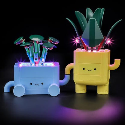 LIGHTAILING Led Light for Lego-10349 Happy Plants - Valentine’s Day Edition - Easy Install, Hidden Wiring, Home Decor & Gift-Ready (Model Not Included) - style: (Only Light) Valentine's Happy Plants