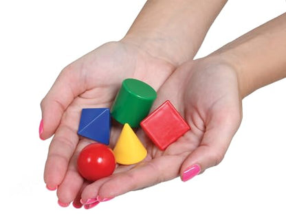 LEARNING ADVANTAGE edxeducation Mini Geometric Solids, Set of 40