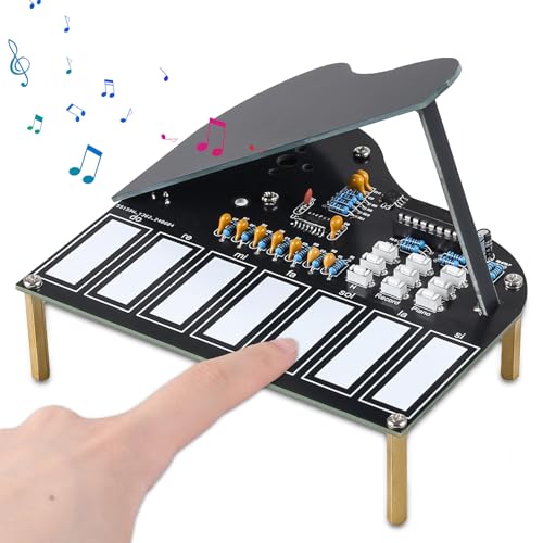 MIOYOOW 7-Key Electronic Piano Soldering Practice Kit for Teens & Students