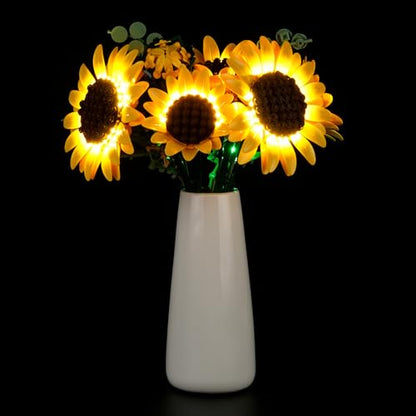 YEABRICKS LED Light for Lego-11502 Botanicals Sunflower Bouquet Building Blocks Model (Building Set NOT Included) - style: Only Light LEGO 11502 Sunflower Bouquet