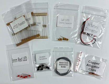 Make: Electronics 3rd Edition Mini Kit 3 Electronic Component Pack - style: PTTMini3rd-Comp3