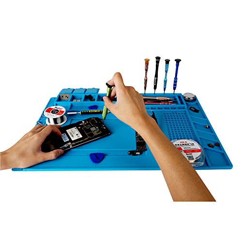 Kaisi S160 Soldering Mat Insulation Silicone Magnetic Repair Work Mat