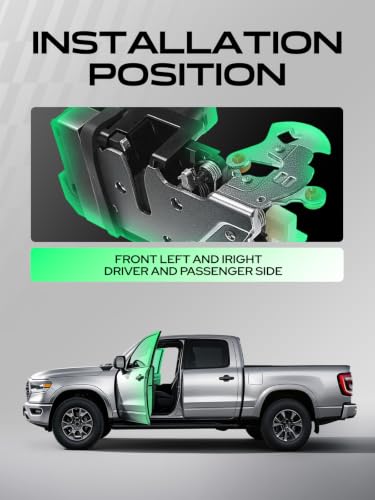 YHTAUTO Front Side Power Door Lock Latch Actuator for Chevy, GMC - size: Front Driver and Passenger Side