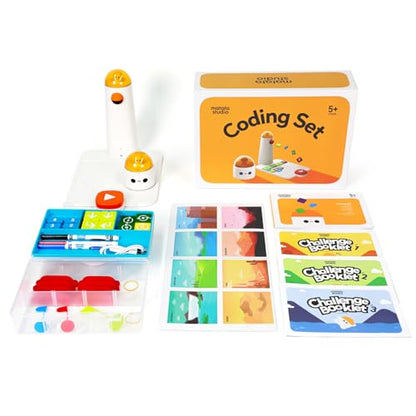 Coding Robot Set for Kids 4+, Screen-Free STEM Programming Toy