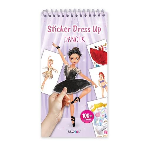 BSCOOL Dance Recital Gifts for Girls. Dress Up Sticker Activity Book. - color: Sticker Dress Up Dancers