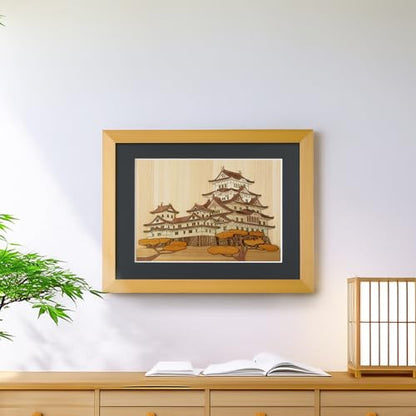 KINOWA Wooden Art Kit Kiharie Himeji Castle Made in Japan