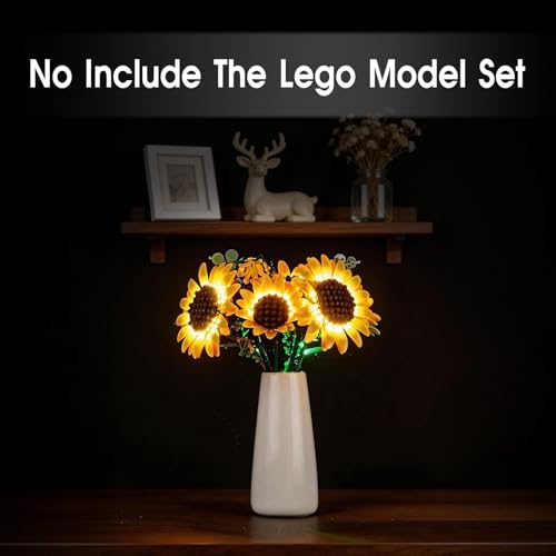 LED Light Kit Compatible with Lego 11502 Sunflower Bouquet Set, Light Kit for Lego 11502 Building Blocks Model, Not Included The Model Set - color: 11502 Sunflower Bouquet Set