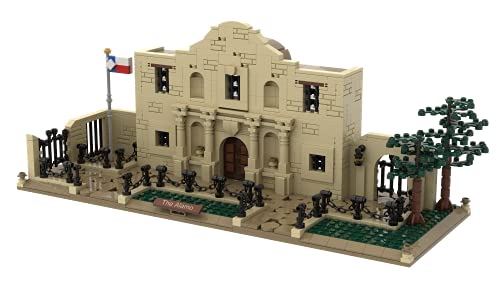 Atom Brick The Alamo Building Set, 1:100 Scale, 1066 Pieces, Ages 14+