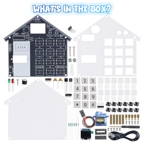Soldering Practice Kit, DIY Code Lock Electronics Project