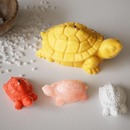Wehous Turtle Silicone Molds, 2 Size Turtle Molds for Resin Candle Concrete, 3D Cute Animal Epoxy Resin Casting Polymer Clay Molds, Unique Wall Hanging Keychain Pendant Mold Soap Wax Art Craft DIY - color: 2x Turtle