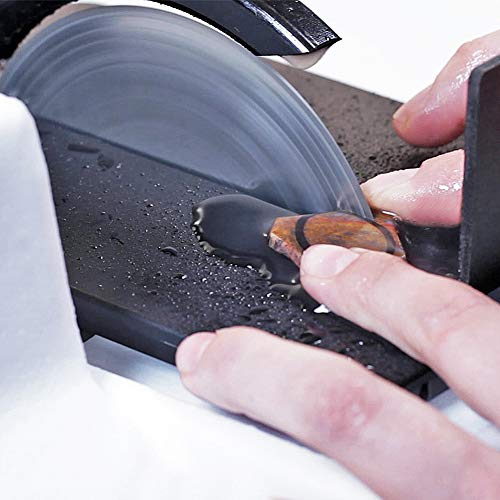 Hi-Tech Diamond 4"/5" Lapidary Trim Saw for Rocks, Minerals & Glass