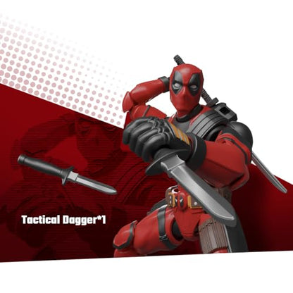 BLOKEES Marvel Deadpool & Wolverine Champion Class 04 Deadpool Model Kit - Assembly Required - No Tools - No Cutting - No Glue - No Paint - Age 14+