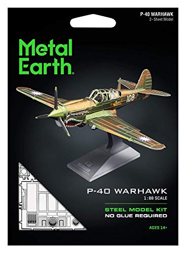Fascinations Metal Earth P-40 Warhawk 3D Metal Model Kit