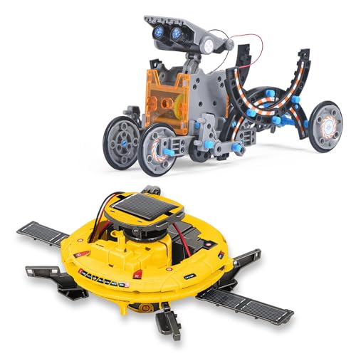 AESGOGO STEM Projects for Kids Ages 8-12, Science Experiment Solar Robot Toys for Kids to Build.