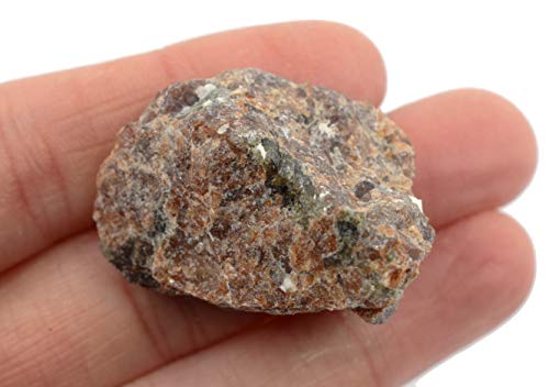 EISCO 6PK Raw Garnet, Mineral Specimens - Approx. 1" - Geologist Selected & Hand Processed - Great for Science Classrooms - Class Pack