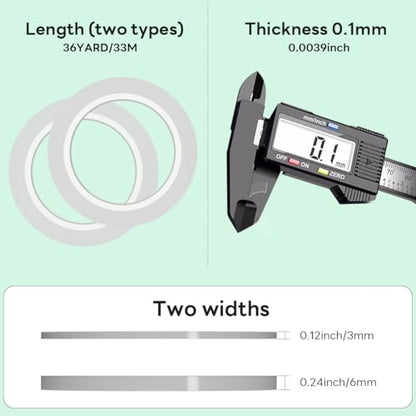 stedi Scribing Tape 2PCS Masking Tape 3mm 6mm for Panel Line Models - style: Tape 2pcs