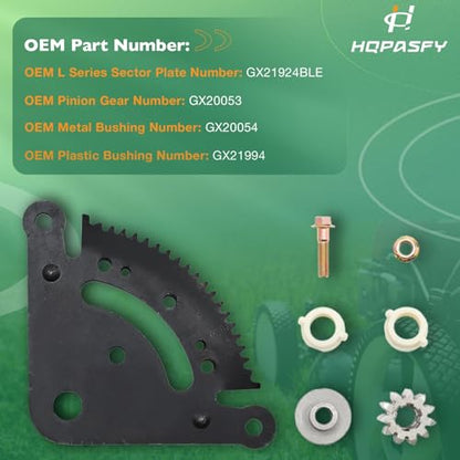 Steering Sector Pinion Gear Rebuild Kit 19Teeth, Replaces# GX21924BLE - color: D Series