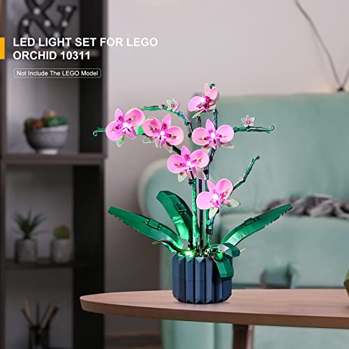 LIGHTAILING Led Light Compatible with Lego-10311 Orchid（Only Light,No Model - style: (Only Light) 10311 Orchid