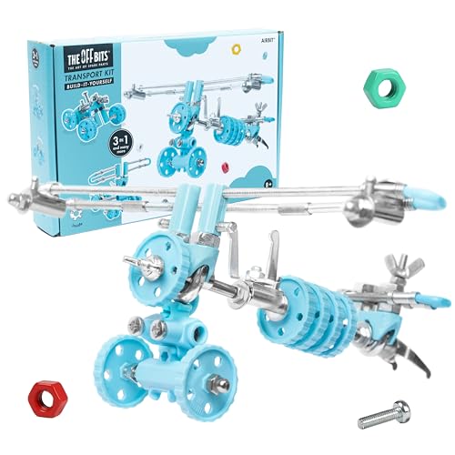 The Off Bits AirBit – Build Your Own Airplane! STEM Building Kit for Creative Kids 8-12 & Curious Adults, Fun Educational Gift for Boys & Girls - style: AirBit