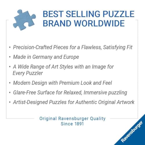 Ravensburger - Busy Birdies - 1000 Piece Jigsaw Puzzle - Birds with Attitude - Bright, Bold Birds in a Stunning Array of Colors - Frameable - Premium Quality - Puzzles for Adults - style: Busy Birdies