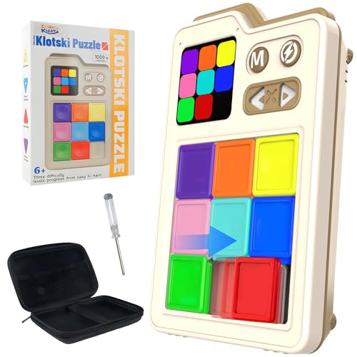 SMILESSKIDDO Kids Games Brain Teaser Slide Puzzle, with 1000+ Challenges